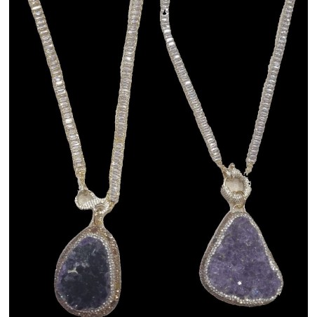 Collana di ametista maestosa Potere ed Eleganza in un gioiello unico