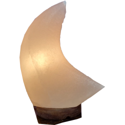 Lampada luna di selenite