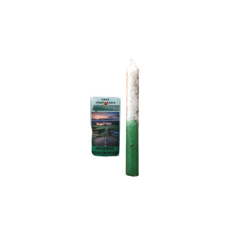 Candela ritualizzata Abrecaminos Candela ritualizzata Abrecaminos