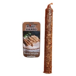 Candela ritualizzata al Palo Santo