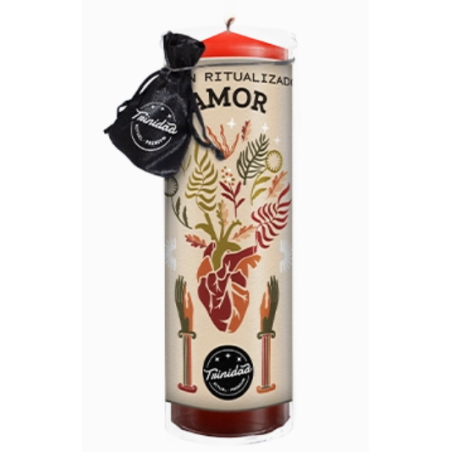Candela ritualizzata  amore
