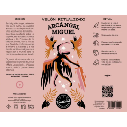 Candela ritualizzata Arcangelo Michele
