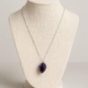 collana con pietra di ametista