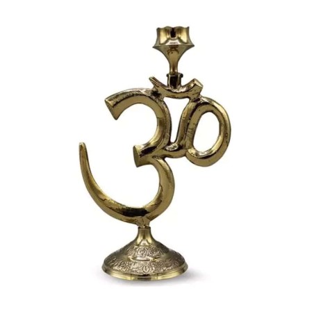Bruciatore di incenso Ohm in ottone